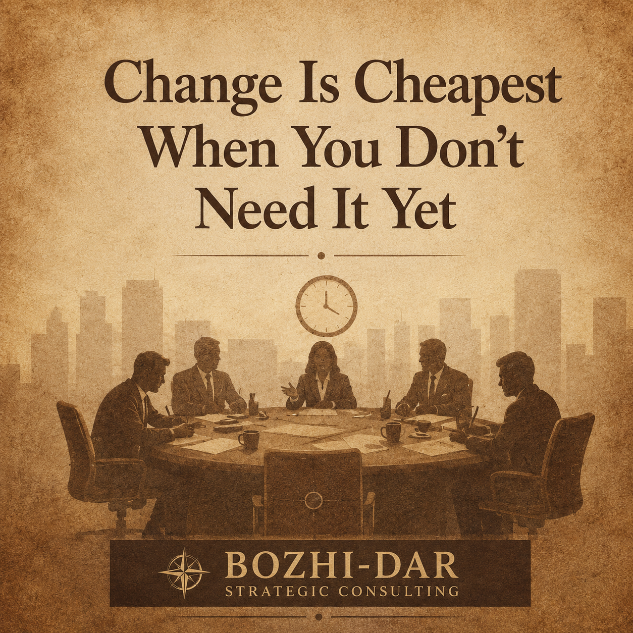 Cover Image for Change Is Cheapest When You Don't Need It Yet