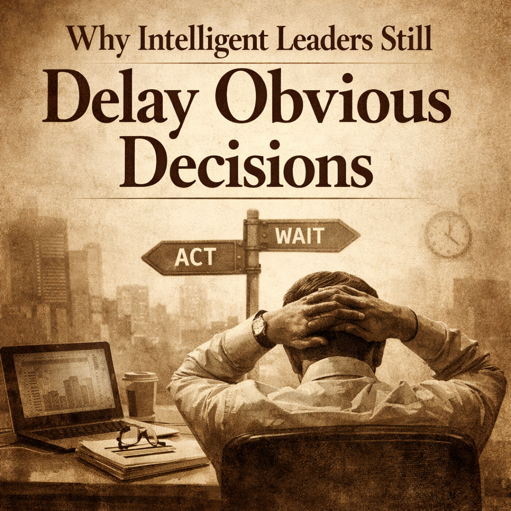 Cover Image for Why Intelligent Leaders Still Delay Obvious Decisions