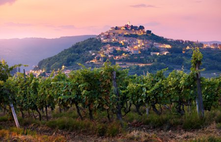 Antique city Motovun Croatia Istria