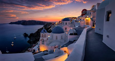 Oia, Santorini, Greece,