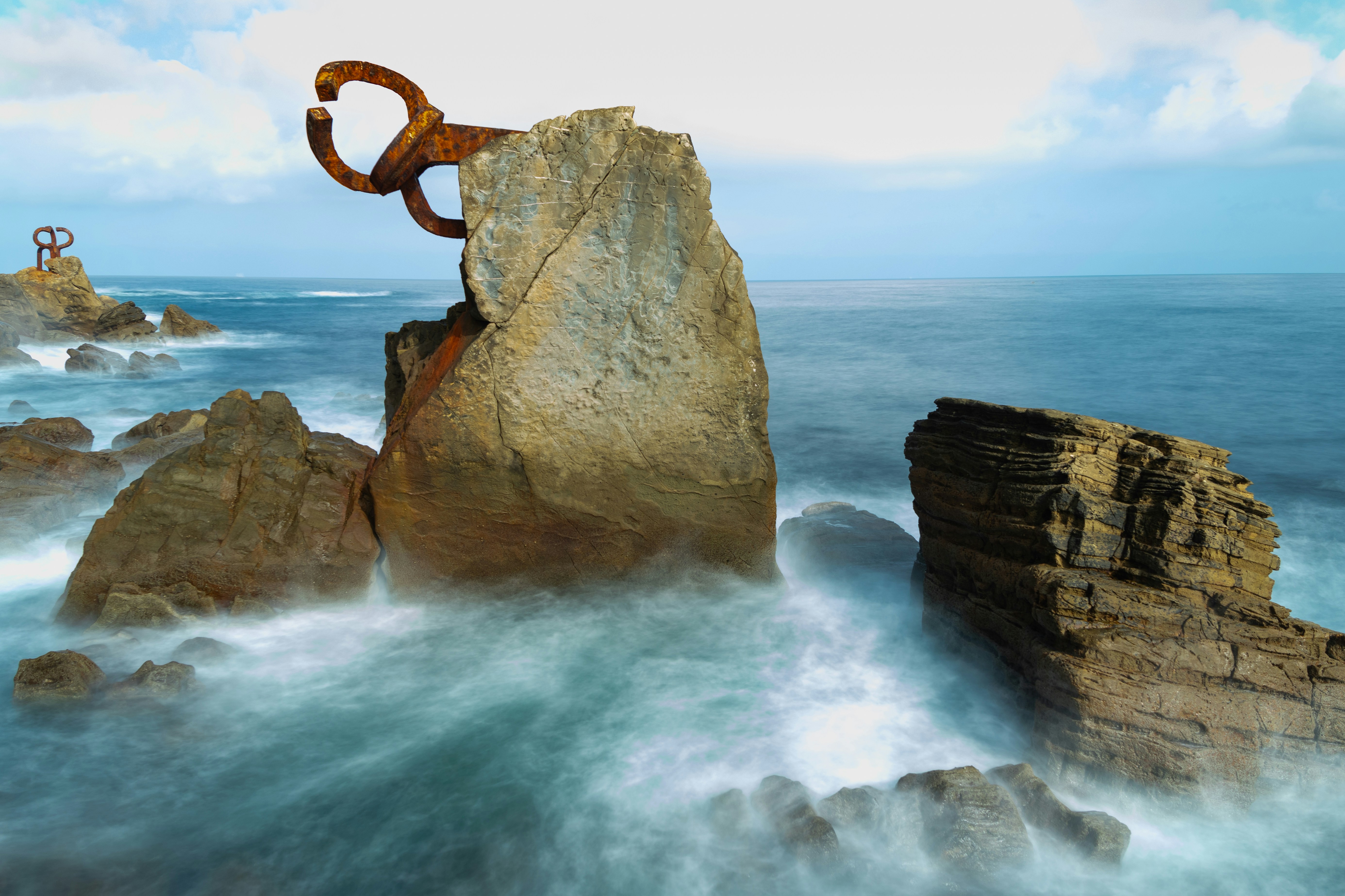 Comb of the Wind by Eduardo Chillida in San Sebastian