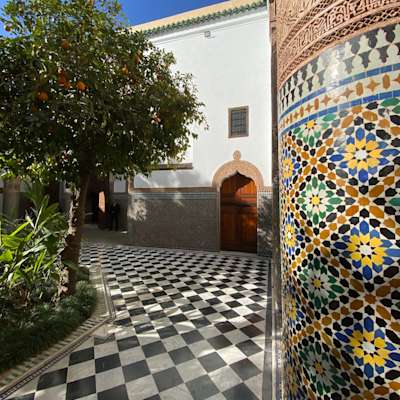 Dar el Bacha courtyard