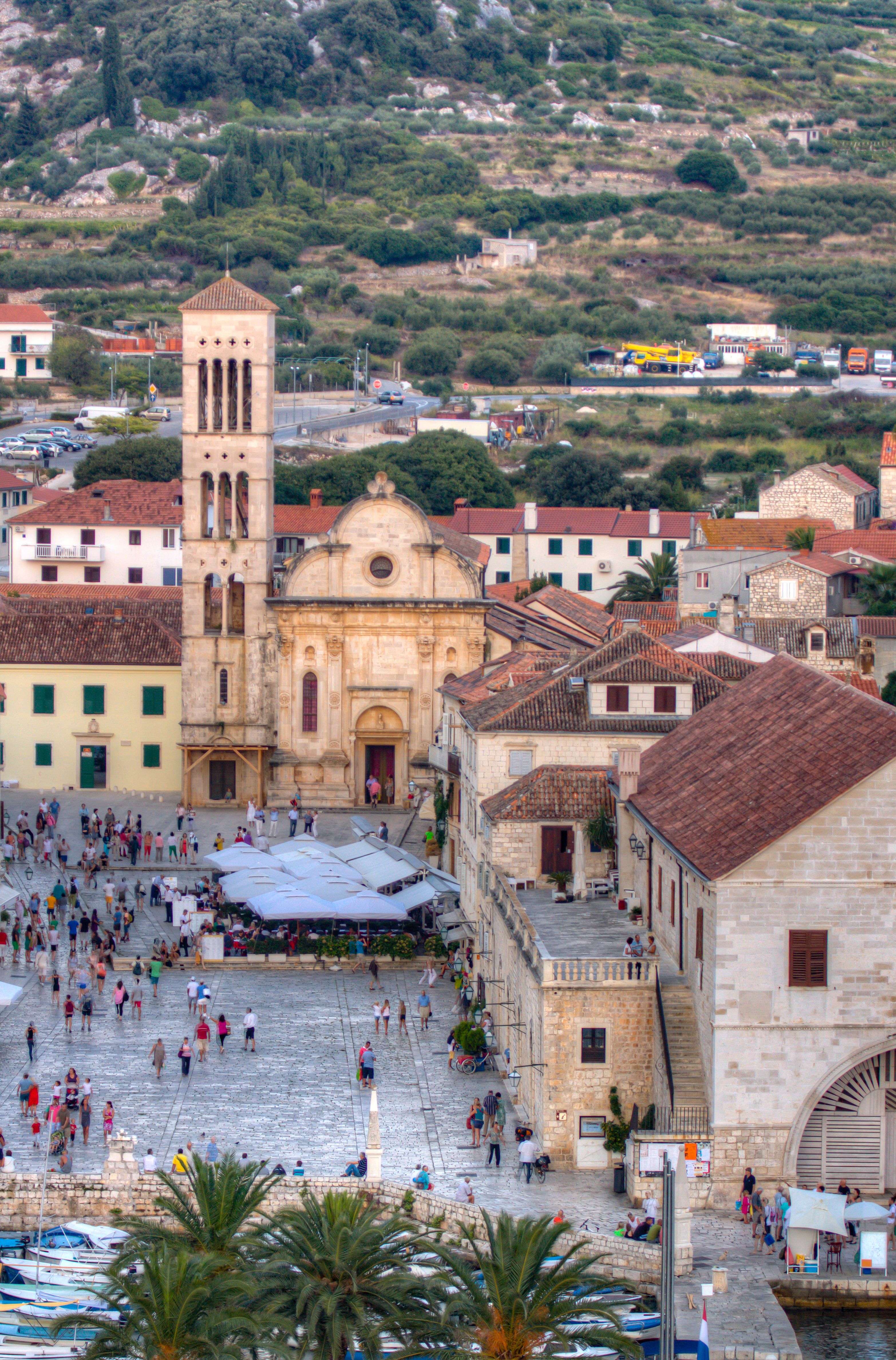 02 - Split Top 10 - Jane Foster - 8 Trendy Hvar - Hvar main square and cathedral - credit Hvar Tourist Board