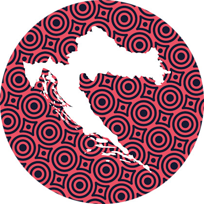450 x450 px CROATIA shape