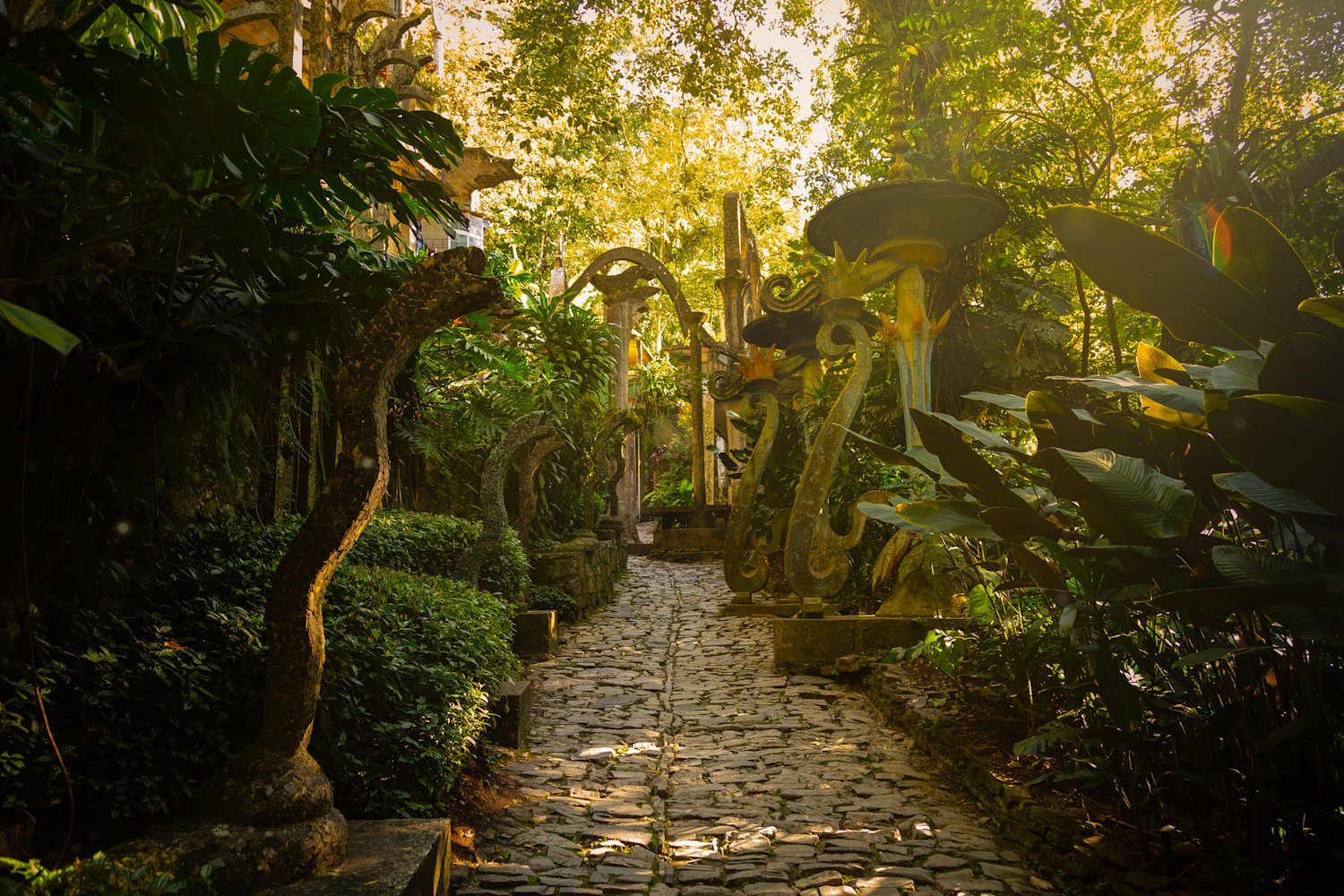 Surreal botanical garden