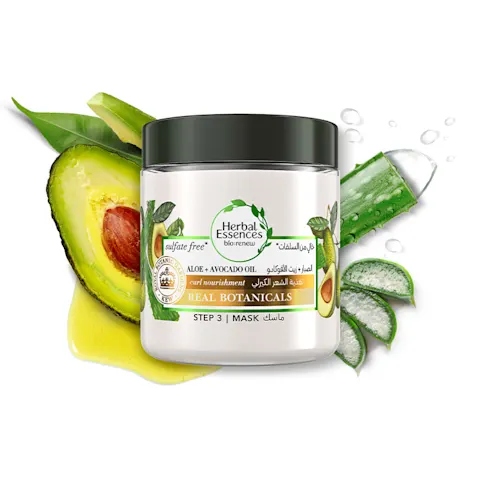 Potent Aloe & Avocado Oil Hair Mask | Herbal Essences Arabia