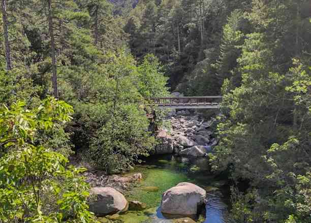 Photographie de yop6989 sur la randonnée "Gorges du Tavignano - Passerelle Rossolinu"