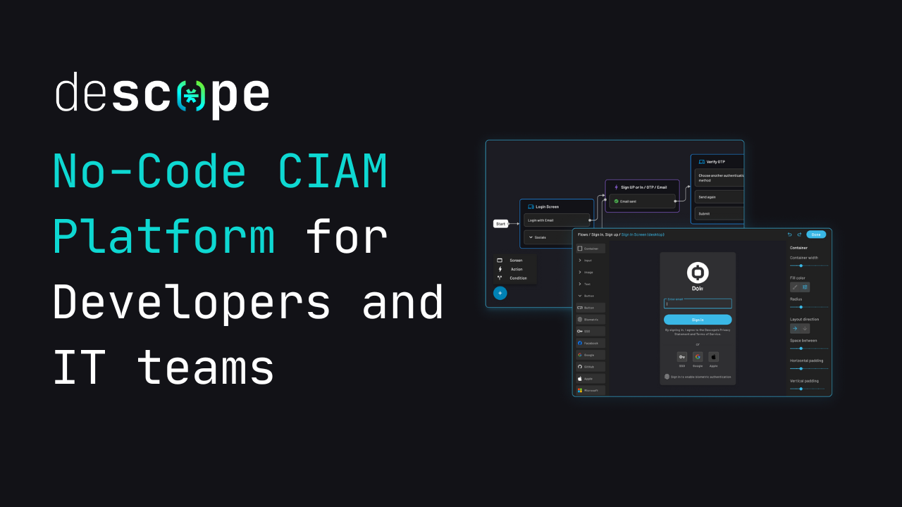 Descope | No-code CIAM Platform For Developers And IT Teams