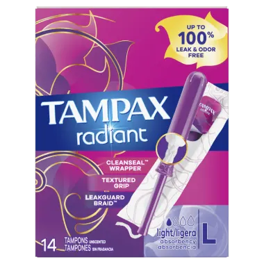 Tampax Radiant Light
