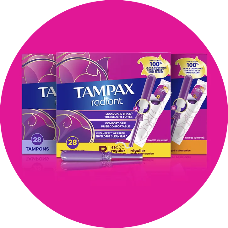 Tampax Radiant Category