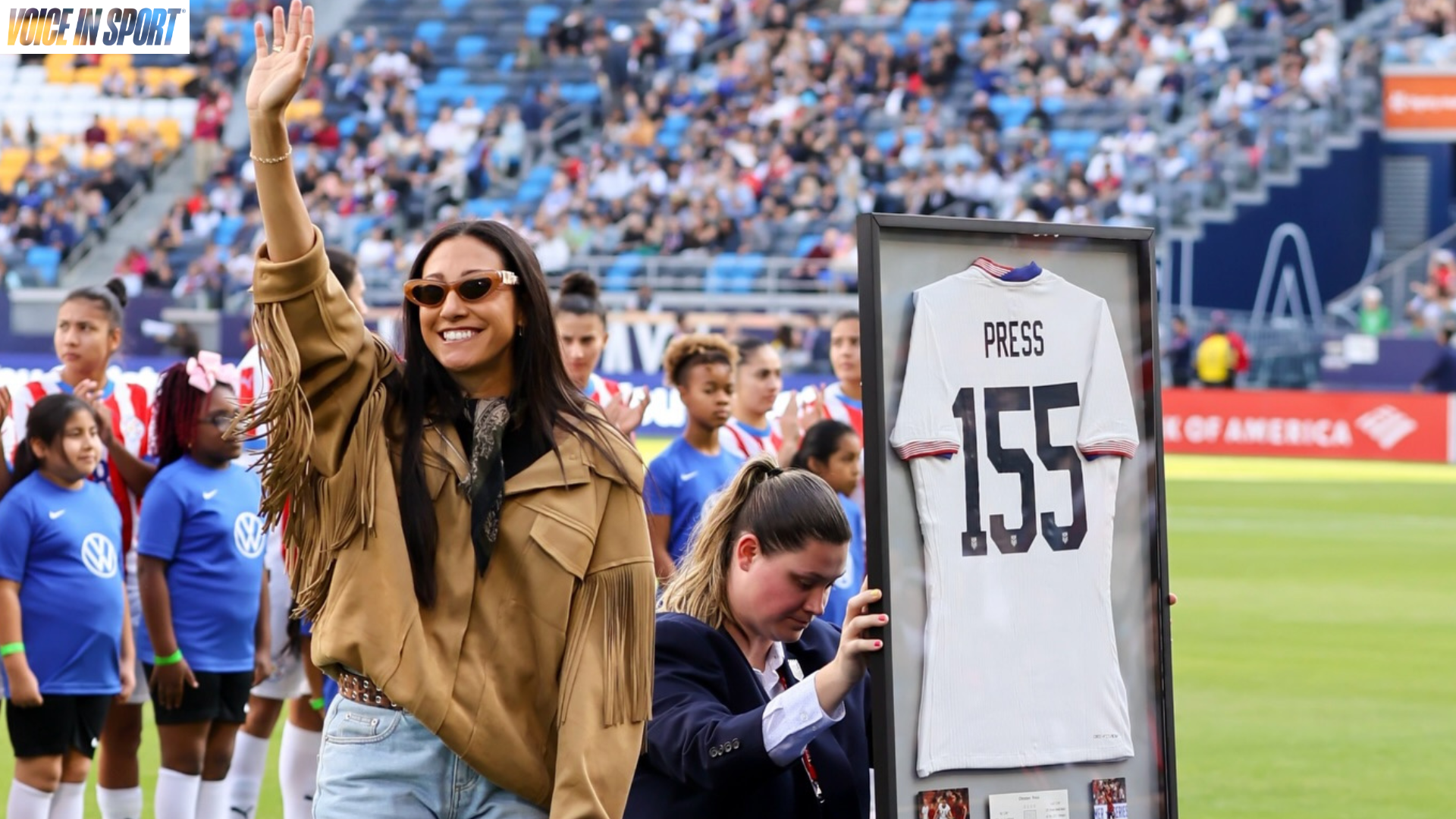 USWNT Honors Christen Press