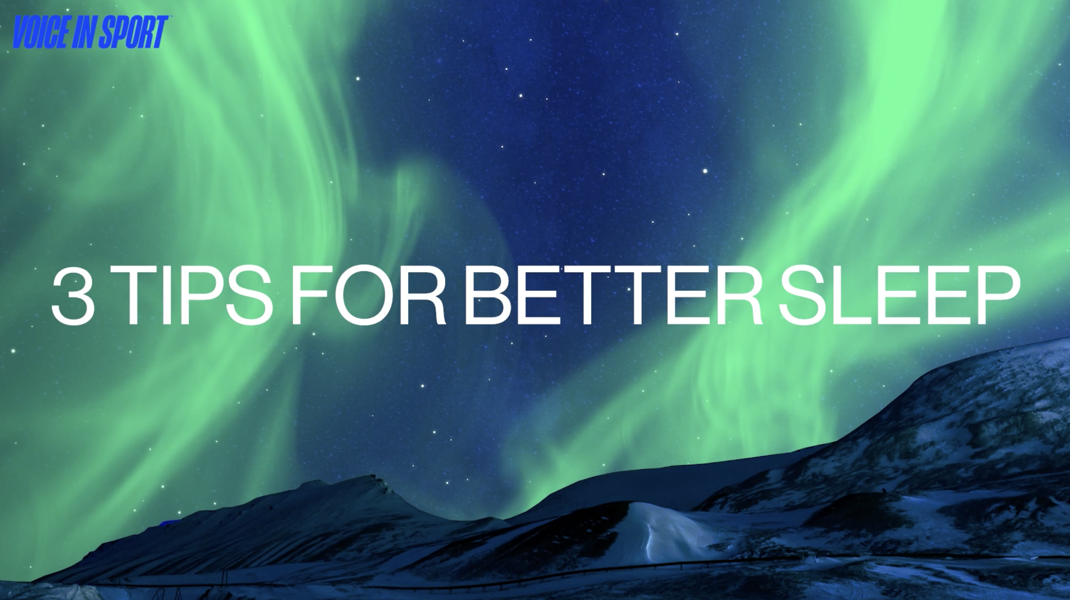 Tips for Better Sleep