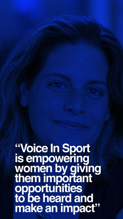 Voice in Sport is empowering women by giving them important opportunities to be heard and make an impact.