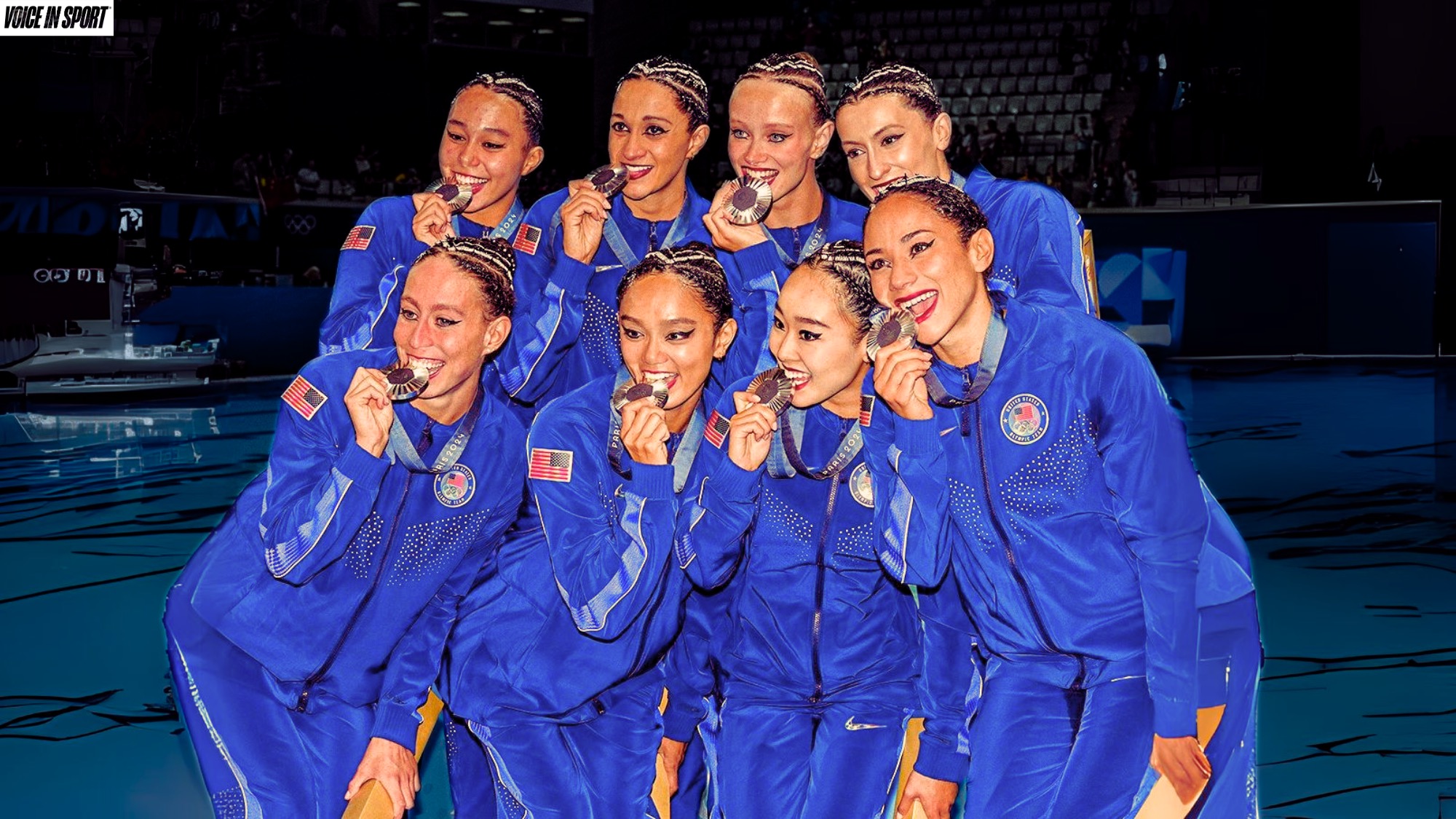 USA’s Artistic Swimming Team Remains Resilient to Bring Home Its VIS