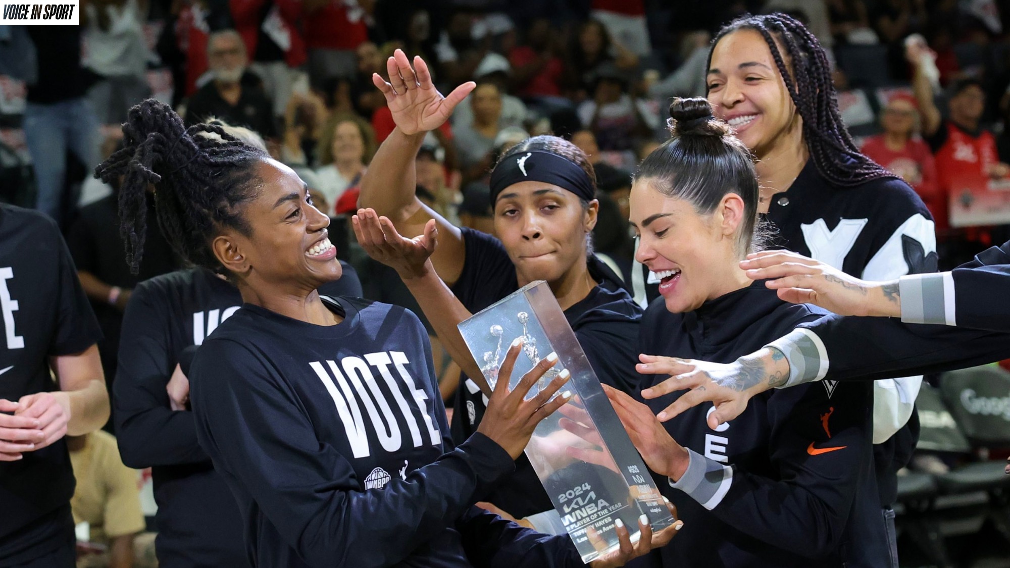 WNBA Veteran Tiffany Hayes Owns Her Comeback as a Spark for the | VIS WNBA Veteran Tiffany Hayes Owns Her Comeback as a Spark for the | VIS