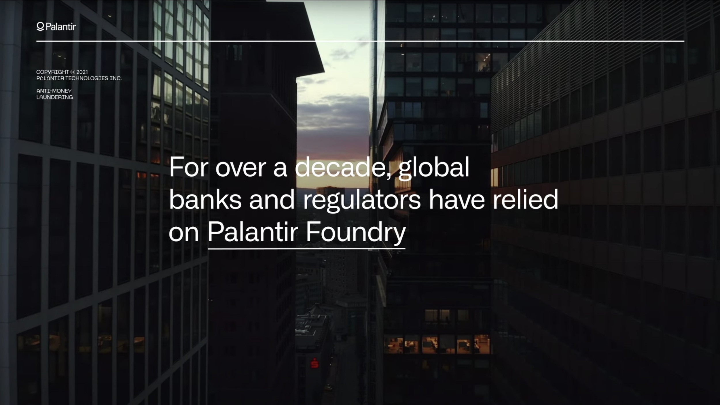 マネーロンダリング対策 | Palantir