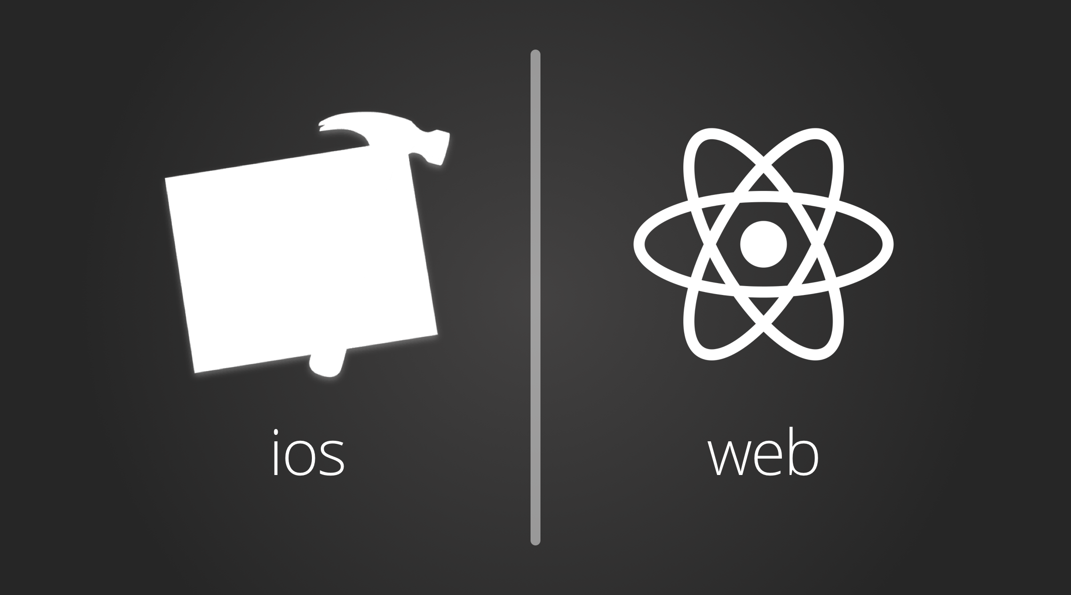 iOS & Web Development icons for Xcode and for React.js