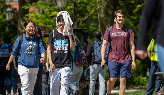 Students on Campus