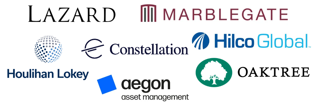 National Restructuring Case Competition Sponsoring Firms Logos