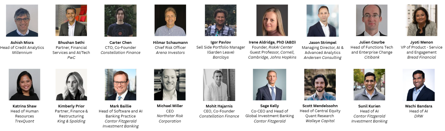 AI in Finance Forum Speakers
