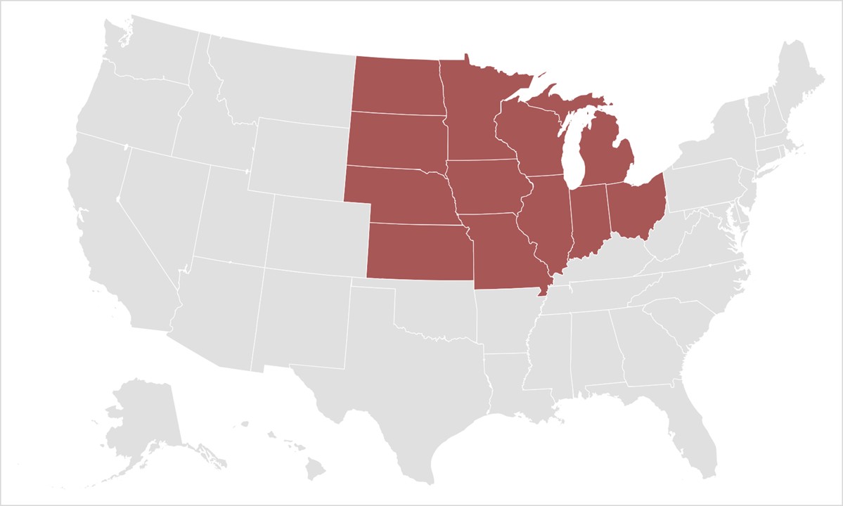 Rural Midwest Map