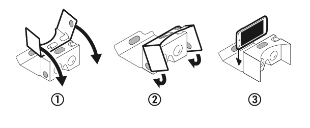 Cardboard official technical drawing from Google