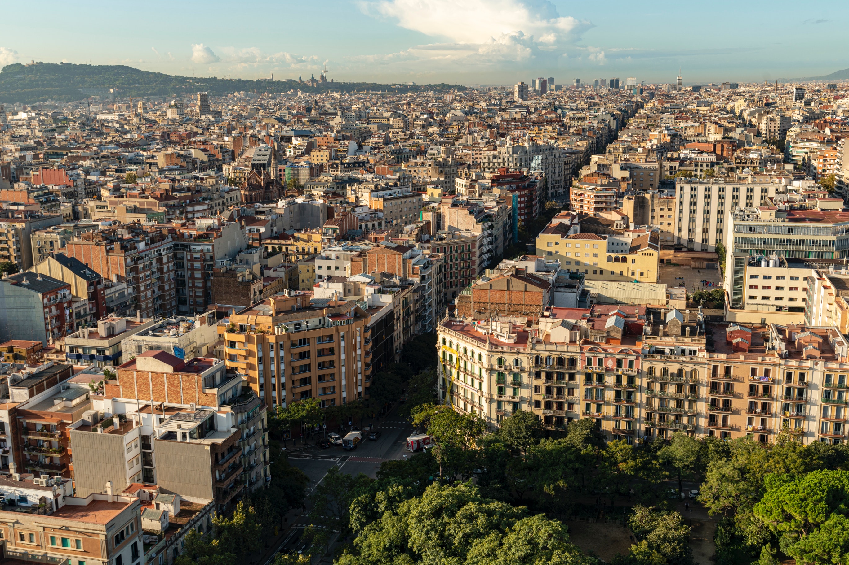 Imagen aerea de Barcelona