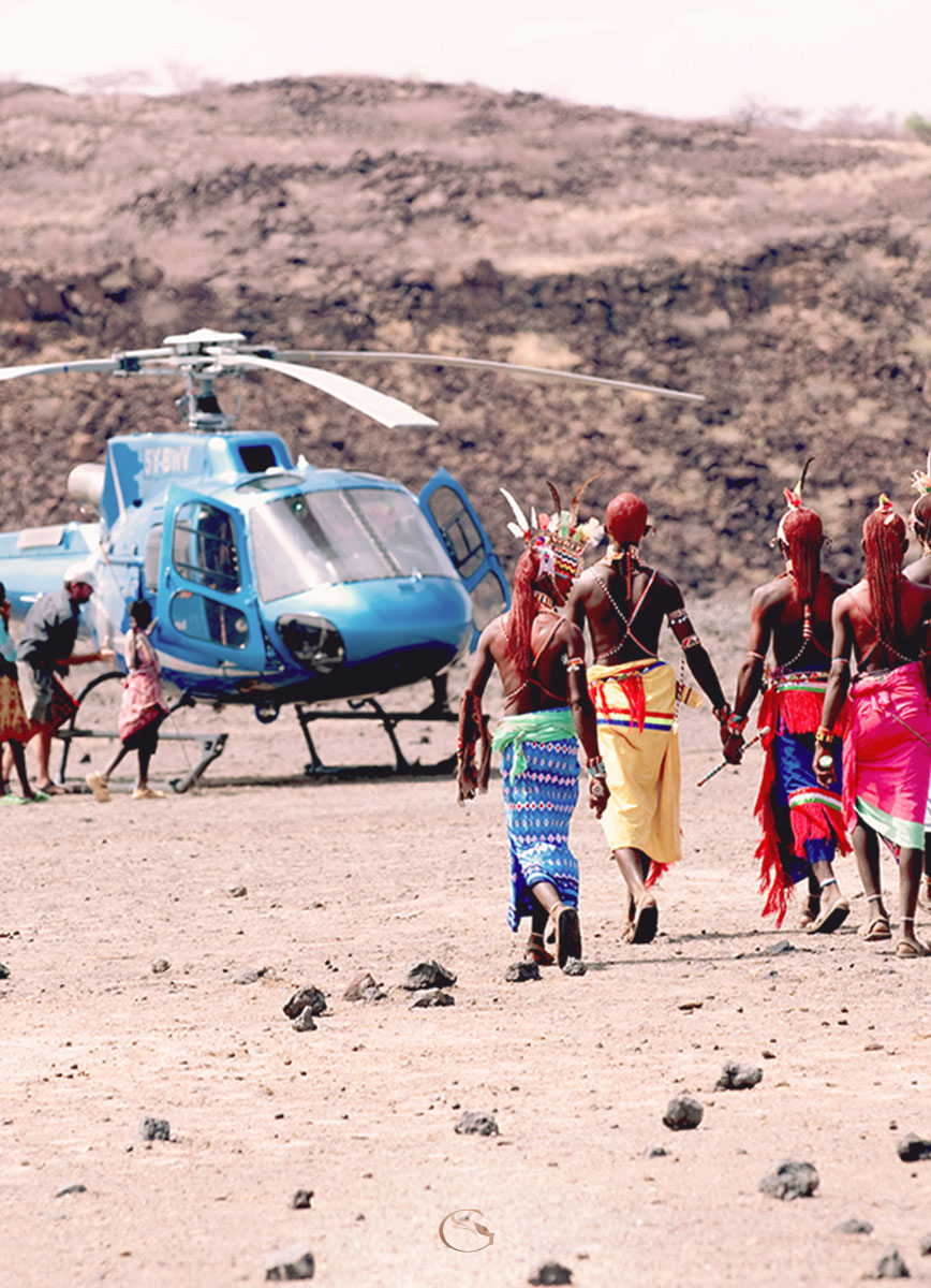 Private Helicopter Safari - Guided Safaris®  LuxurySafariCamps.com
