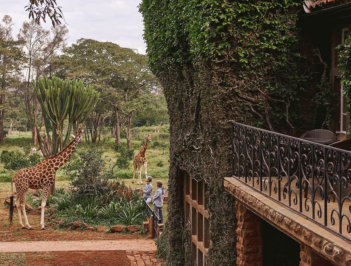 Giraffe Manor Nairobi Kenya LuxurySafariLodges.com
