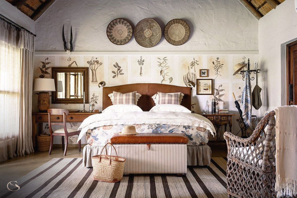 Granny-chic cottages at Singita Castleton House