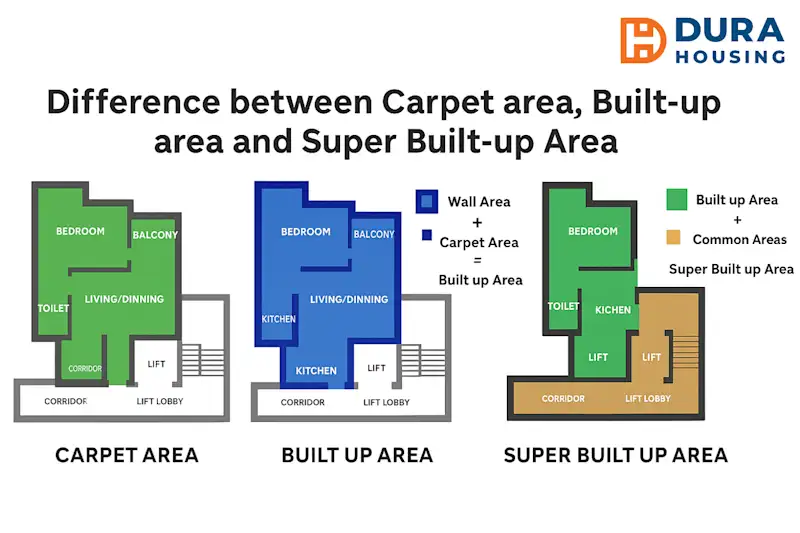 Carpet Area vs Super Built-Up Area: Essential Guide for Homebuyers