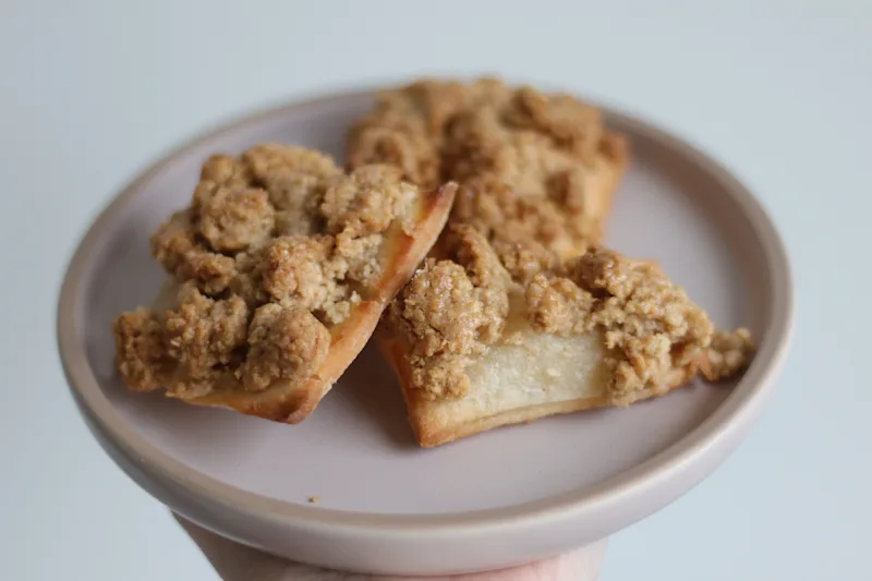 Blätterteig Streusel Schnitten