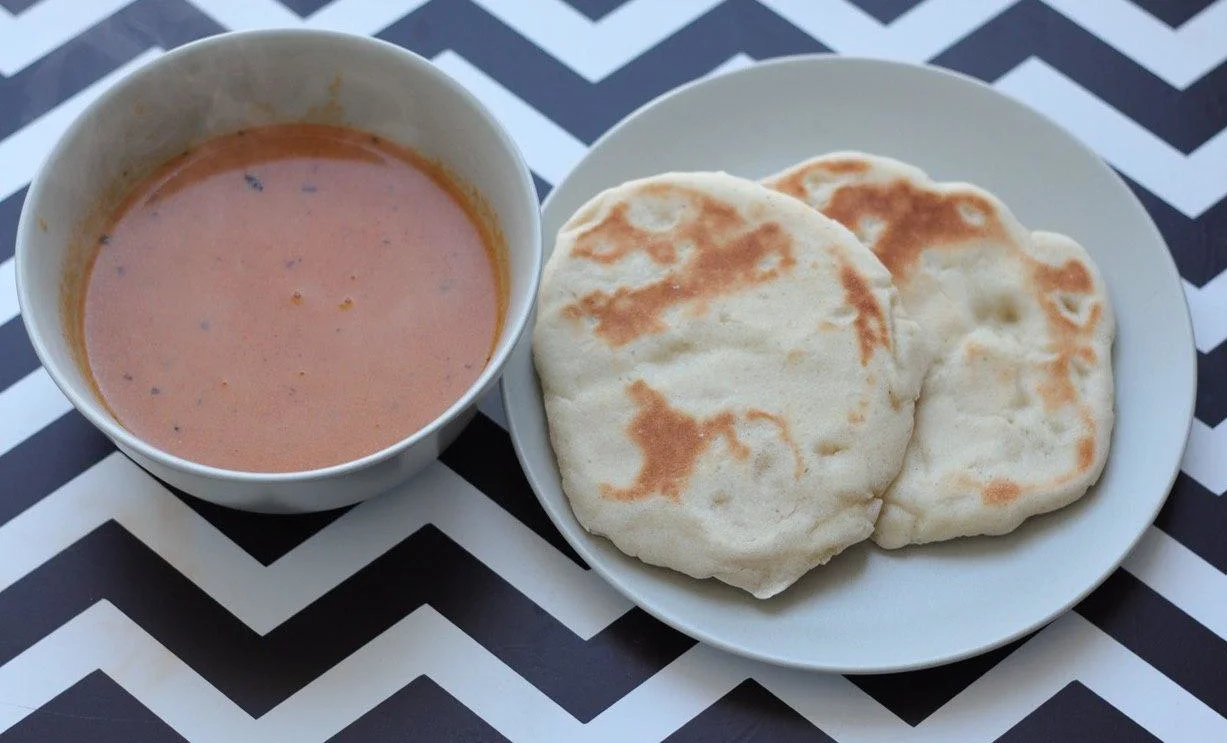 Glutenfreies Naan Brot
