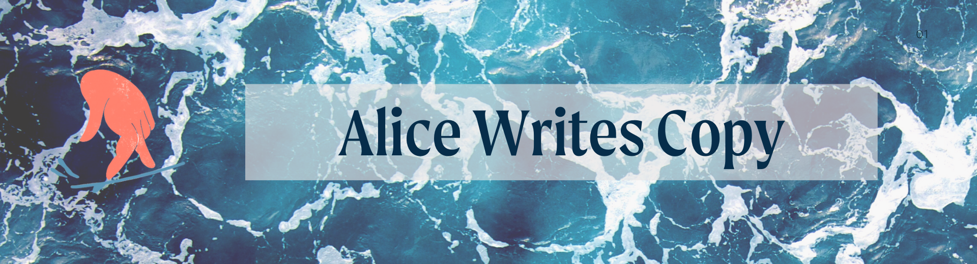 Alice Writes Copy banner