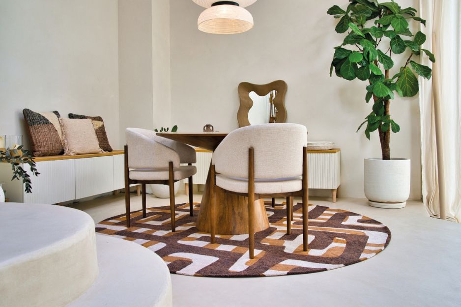 Tapis Lara RugVista 140x200 Cm - Laine Tuftée Main - Poil Moyen - Blanc - Pour Salon, Chambre, Salle à Manger - 8