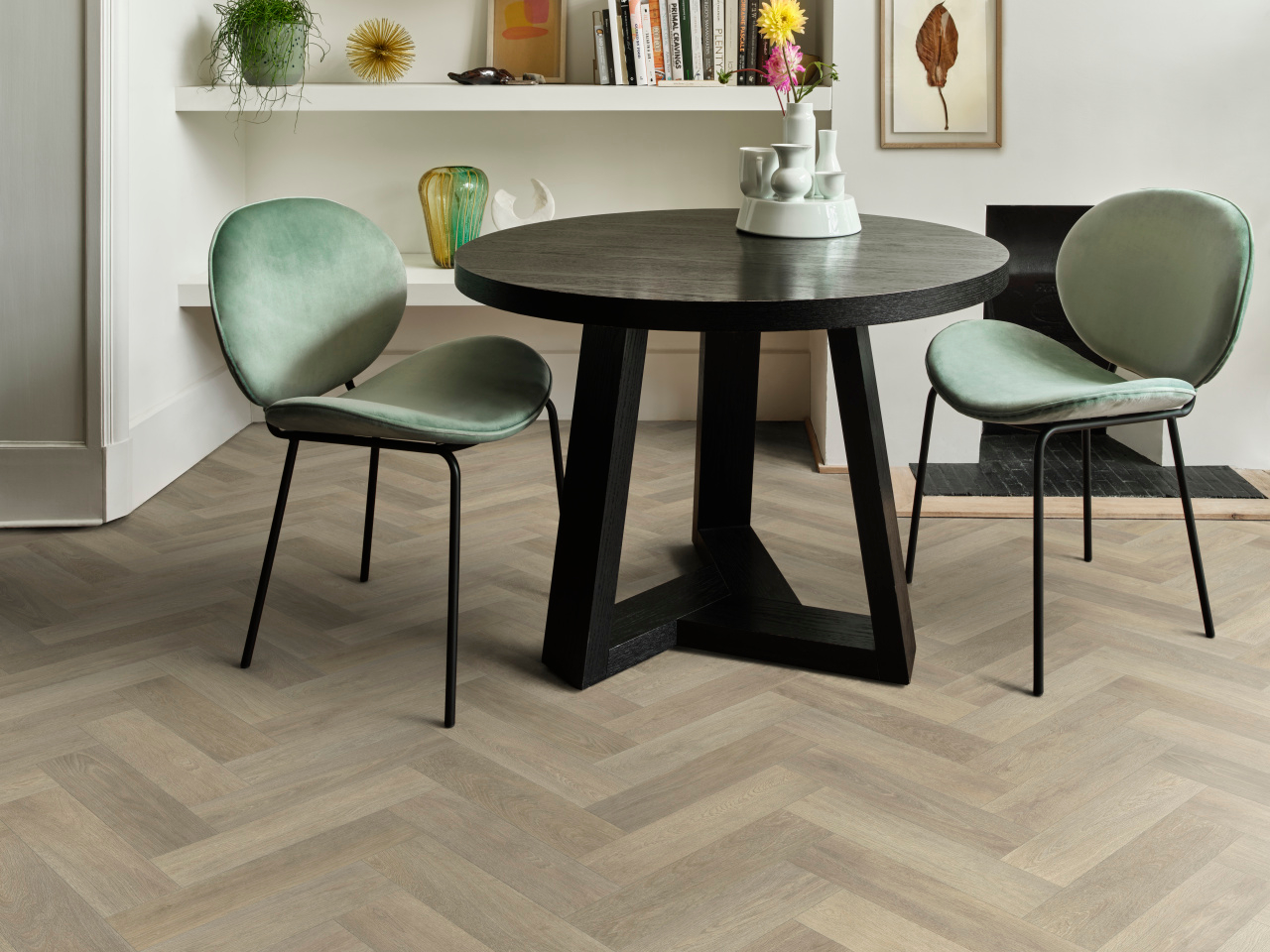 Sol vinyle chevron