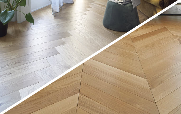 Difference Parquet Chevron Et Point De Hongrie Point de Hongrie, bâton rompu | Saint Maclou