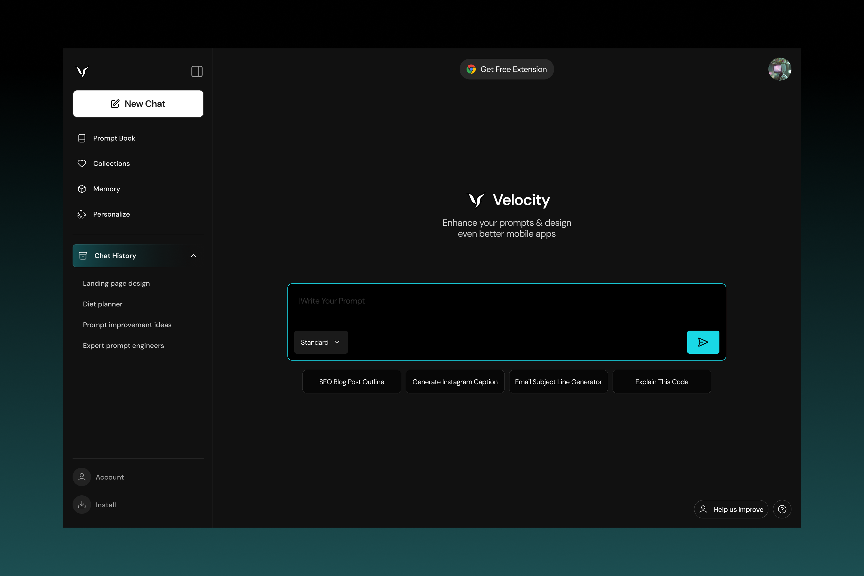 velocity_web_app_Preview