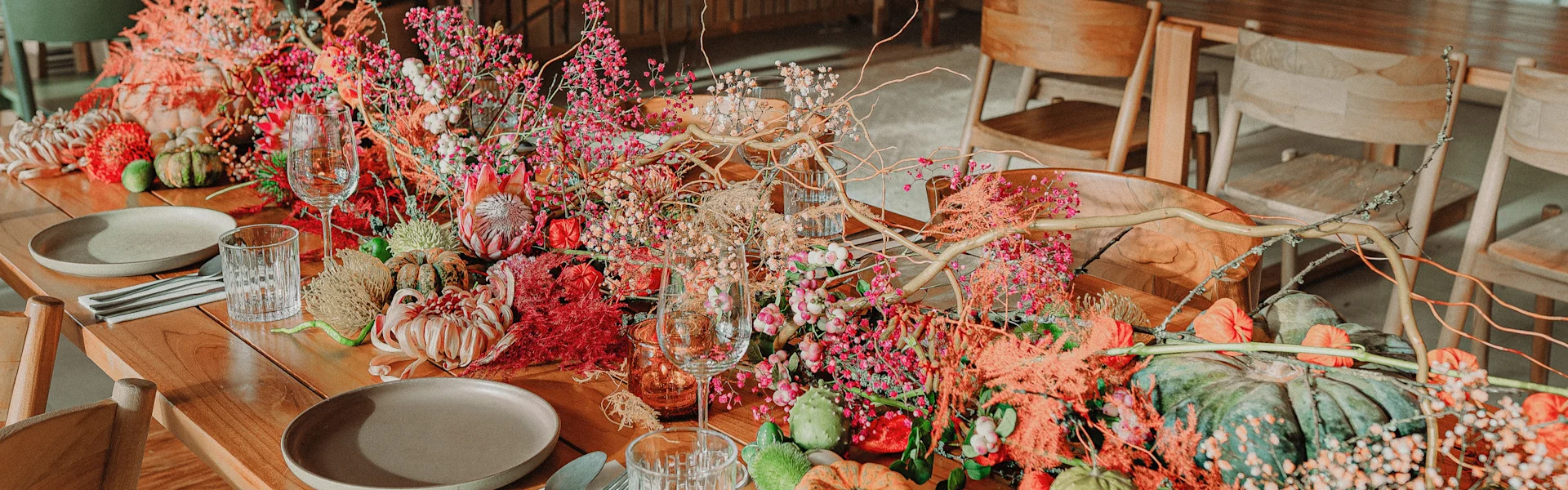 creëer een unieke herfsttafel