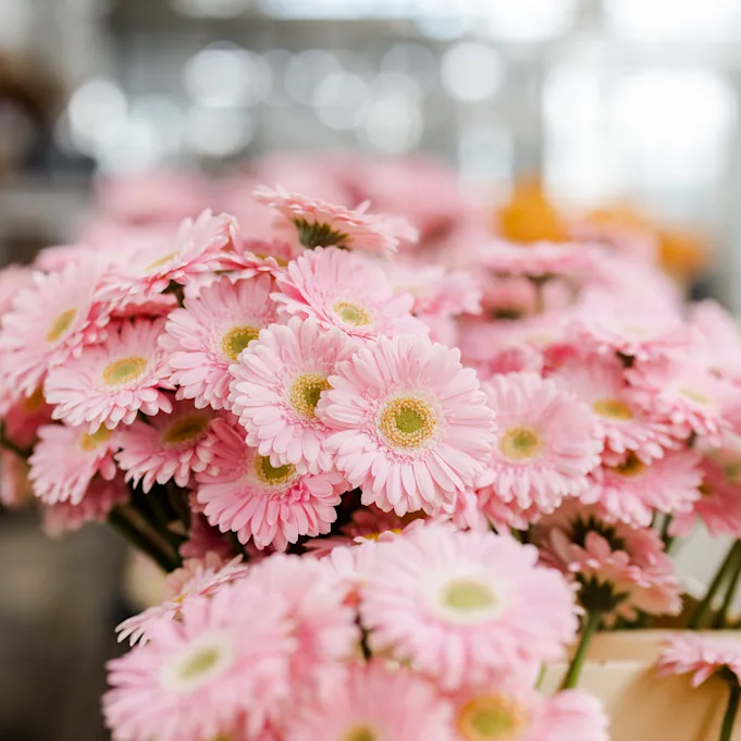 gerbera,pink,21