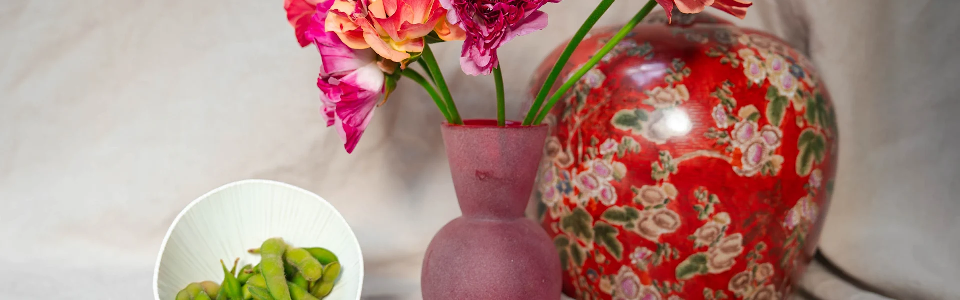 Eine einzigartige Schönheit japanischer Blumen