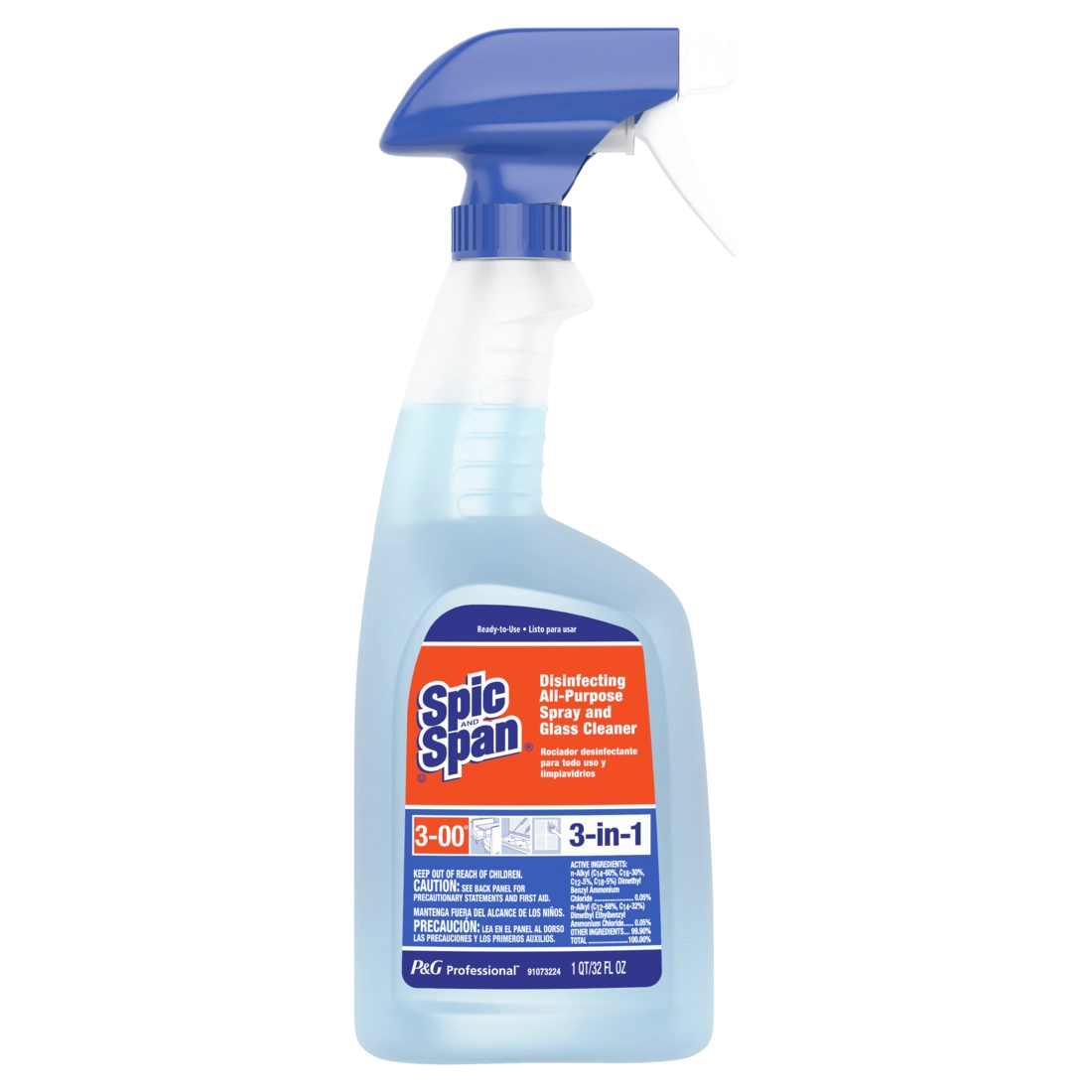 Glass Cleaner - 33 oz. Spray Bottle (12/case)
