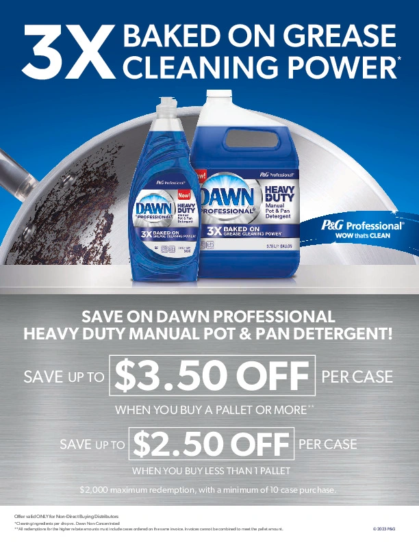 Dawn Heavy Duty Power through tough grease P&G Professional