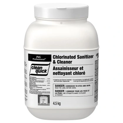 Clean Quick Chlorinated Sanitizer and Cleaner