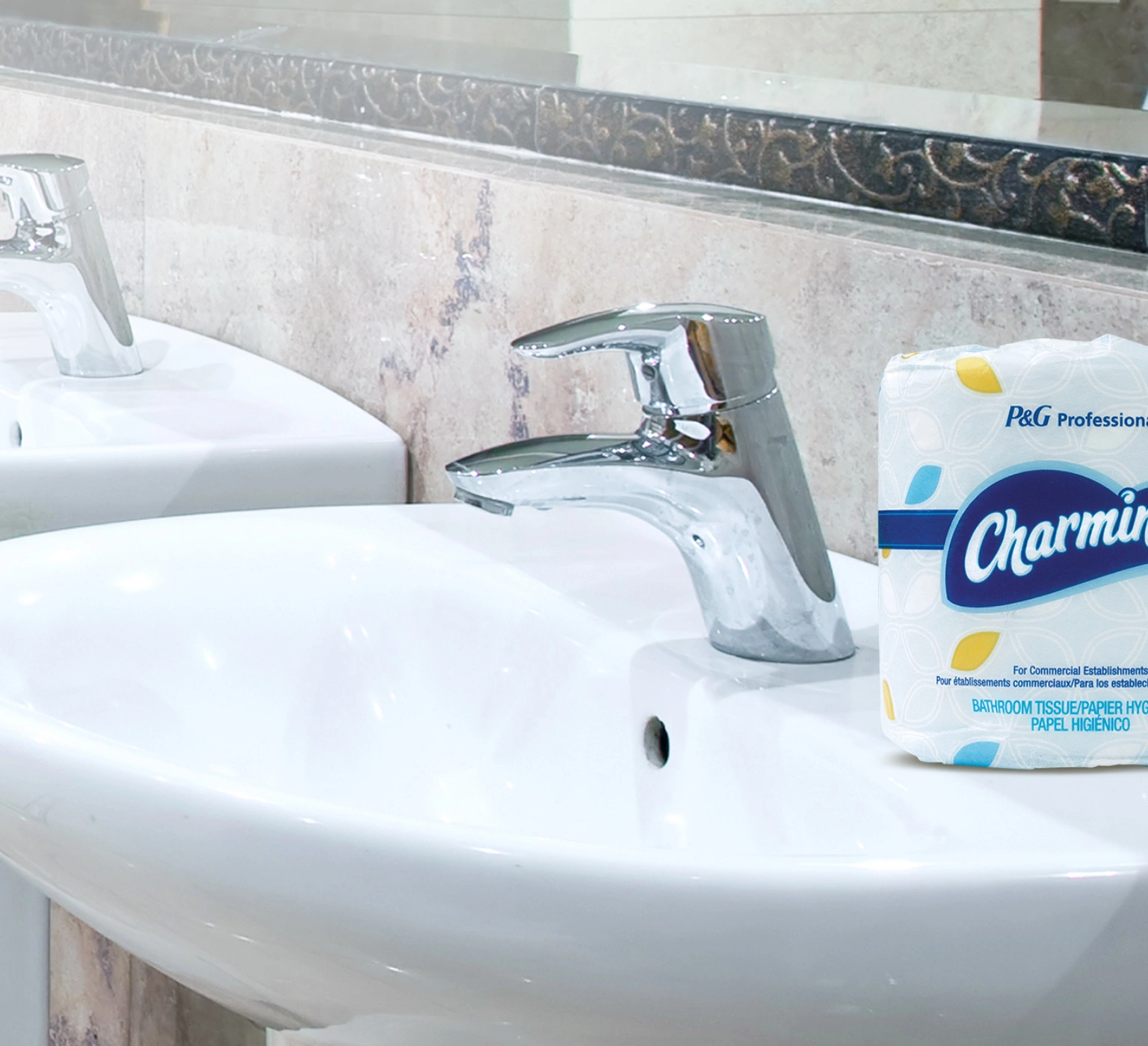 Use up to 4 time less with Charmin