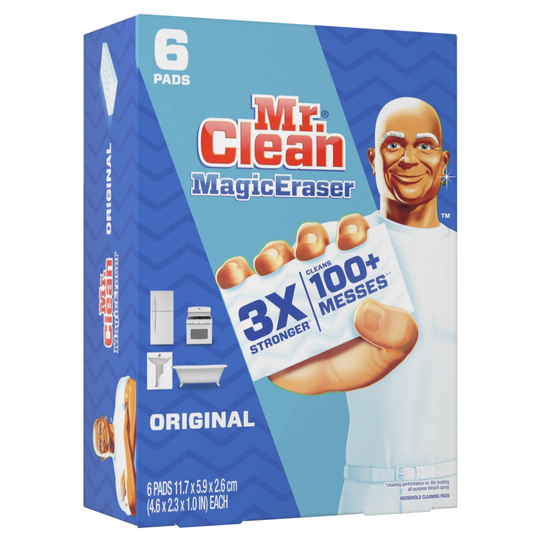 Mr. Clean Magic Eraser 2X Stronger With Durafoam