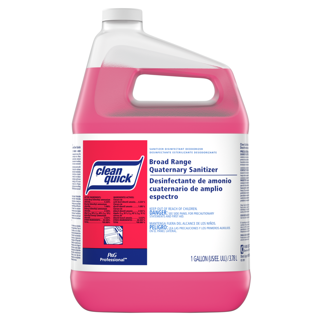 Clean Quick Broad Range Quaternary Sanitizer P&G Professional
