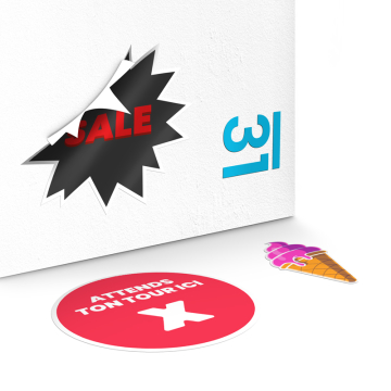 Stickers Personnalisés - Impression d'Autocollants Pas Cher