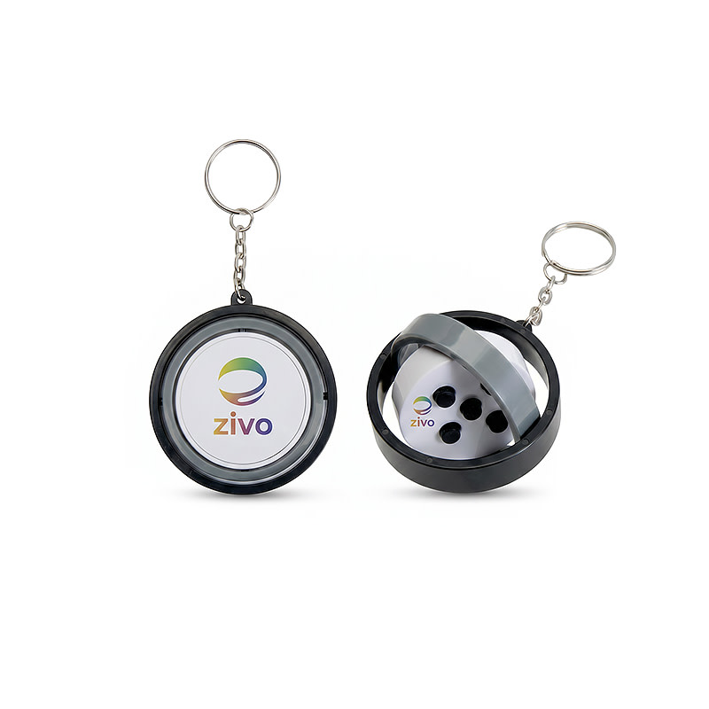 Porte-clés fidget gyroscope Spinx 