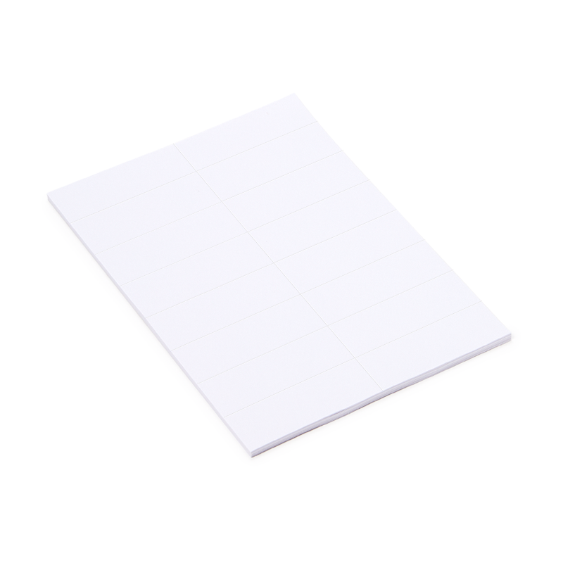 Etiquettes vierges en papier kraft - planche A4